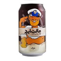 نوشیدنی مالت ایچ دارک قوطی 330 میلی لیتر سن اسچ